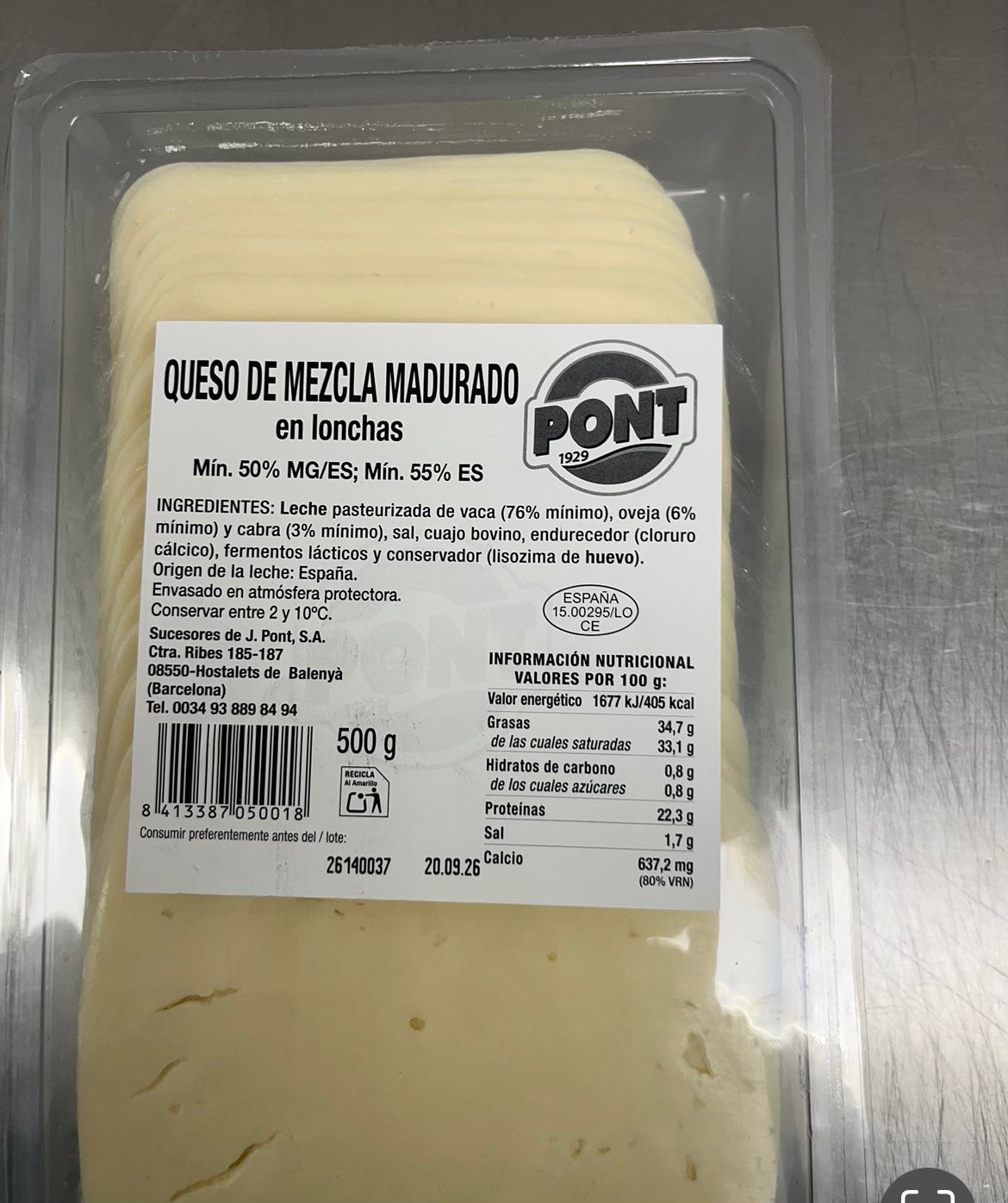 Queso Fresco bandeja 1 kg